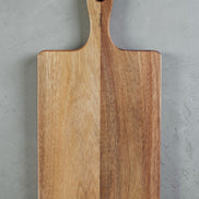 Acacia Chopping Paddle Board - Beeswax Finish (42x22cm)