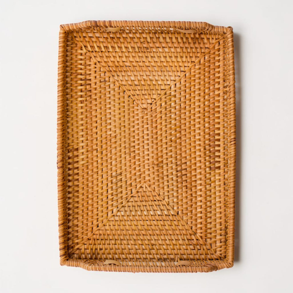 Rattan Rectangular Serving Tray (34cm)