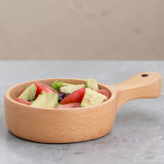 Beech Handled Snack Bowl (15cm)