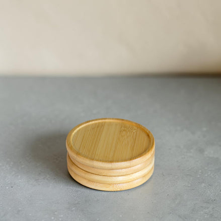Bamboo Coasters, 4-piece Set
