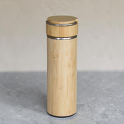 500ml Bamboo Bottle with Handle Lid