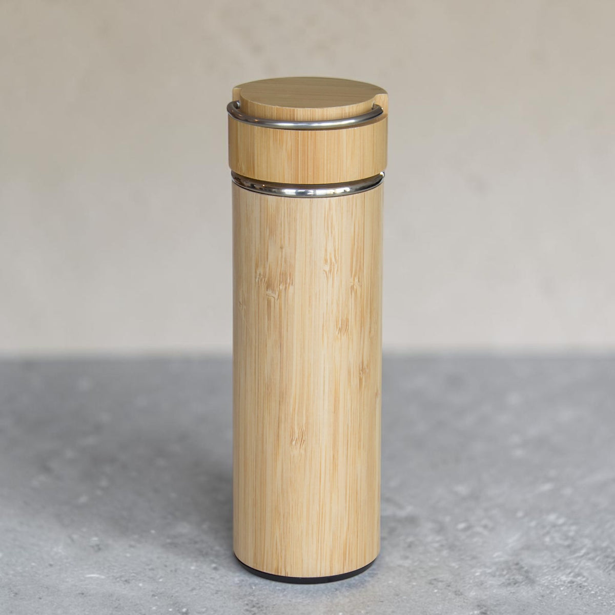 500ml Bamboo Bottle with Handle Lid