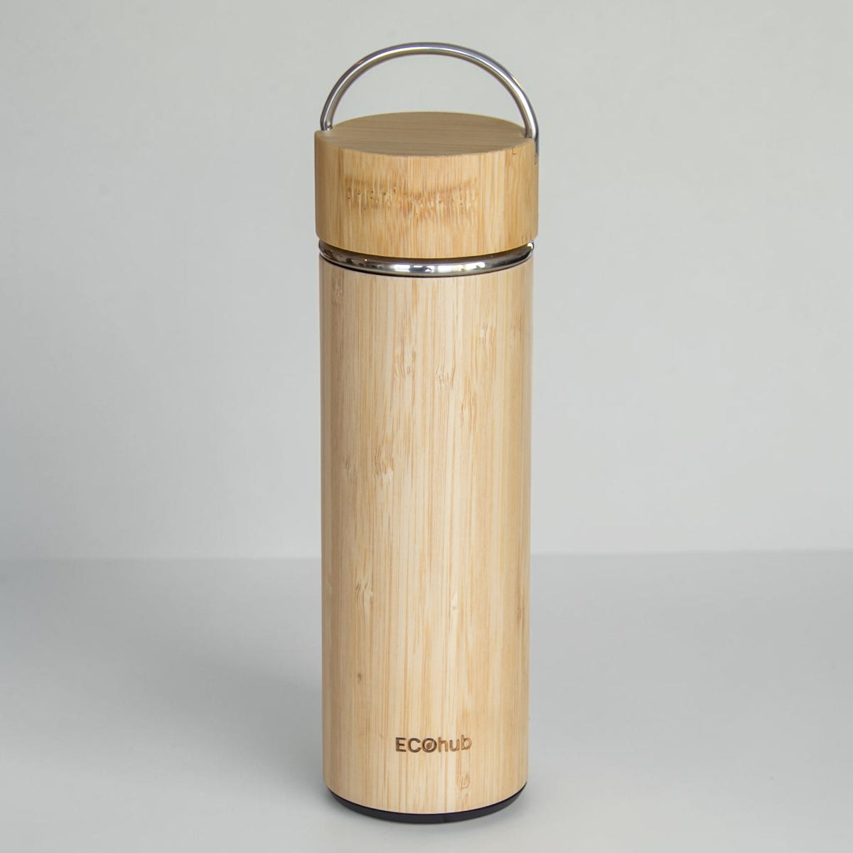 500ml Bamboo Bottle with Handle Lid