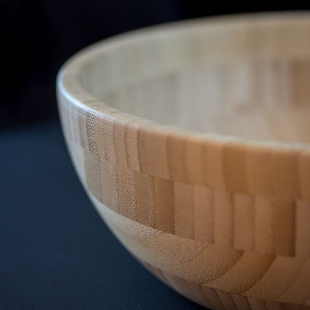 Beeswax Bamboo Serving Bowl (30cm)