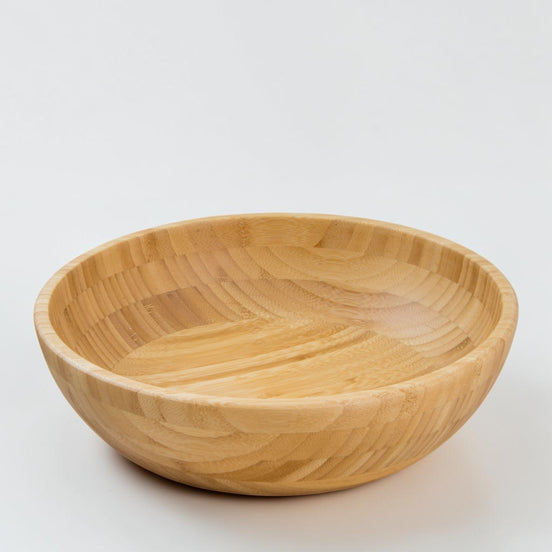 Beeswax Bamboo Serving Bowl (30cm)
