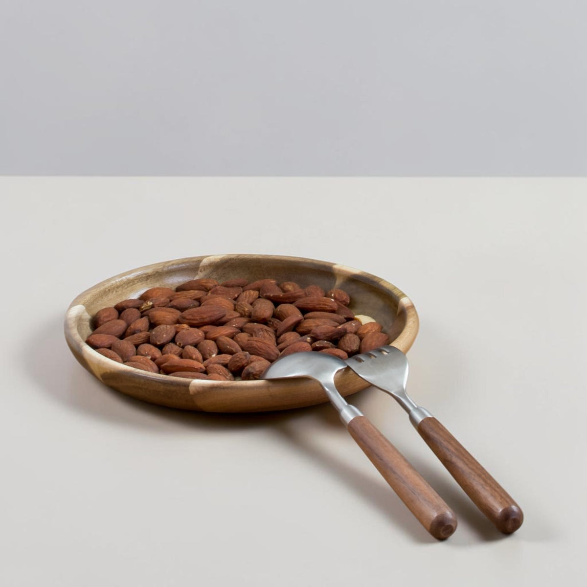 Walnut Handled Cutlery, 2-piece Set