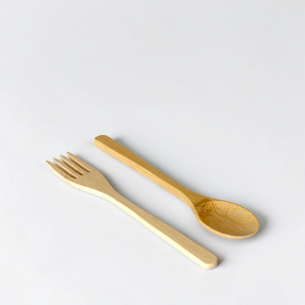 Bamboo Cutlery Duo