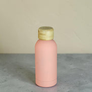 350ml Bottle with Bamboo Lid - Soft Peach