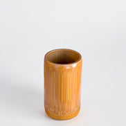 Ecohub NZ Essentials Bamboo Cutlery Organiser - natural bamboo - empty standing on a plain white background
