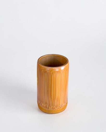 Ecohub NZ Essentials Bamboo Cutlery Organiser - natural bamboo - empty standing on a plain white background