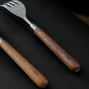 Master Walnut Handled Cutlery Set of 2