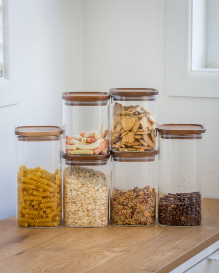The Acacia Family Pantry Set
