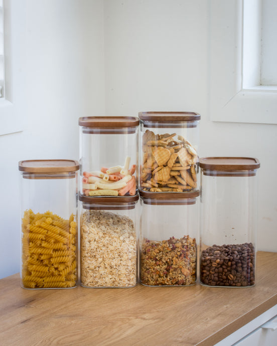 The Acacia Family Pantry Set