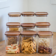 The Acacia Family Pantry Set