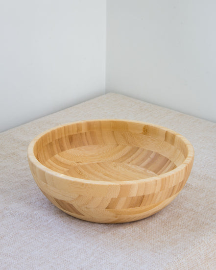 Beeswax Bamboo Salad Bowl (23cm)
