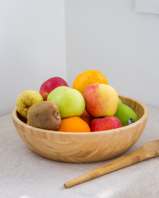 Bamboo Salad & Fruit Bowls with Servers