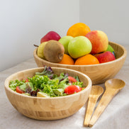 Beeswax Bamboo Serving Bowl (30cm)