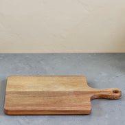 Acacia Chopping Paddle Board - Beeswax Finish (42x22cm)