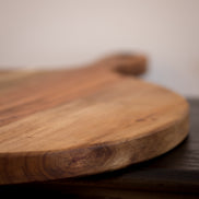 Acacia Pizza & Prep Paddle Board - Beeswax Finish (30cm)