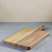 Acacia Chopping Paddle Board - Beeswax Finish (42x22cm)