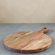 Acacia Pizza & Prep Paddle Board - Beeswax Finish (30cm)